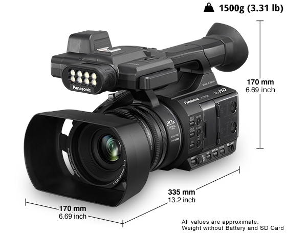 Panasonic HD Camcorder HC-PV100 - Image 3
