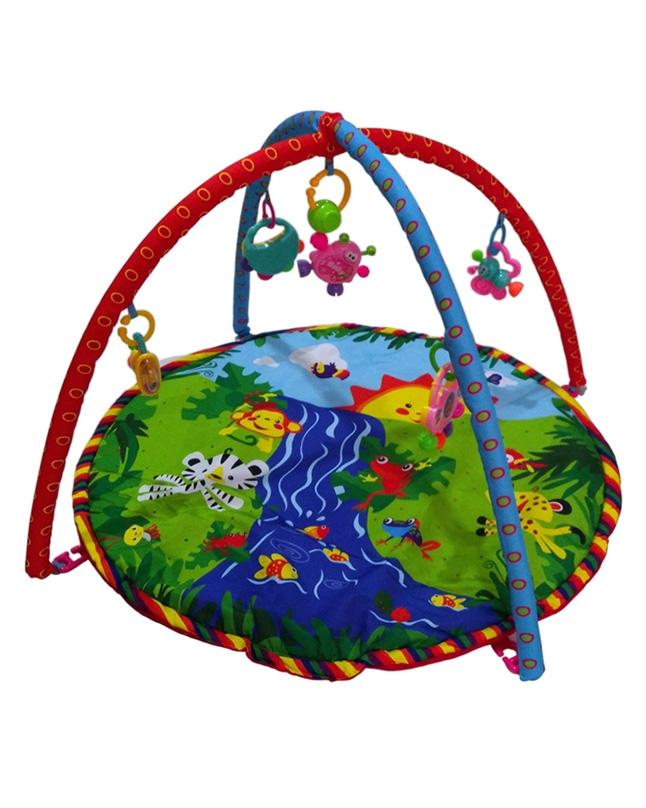 Hunger 3 In 1 Newborn Baby Toddler Activity Play Gym Fitness Rack Mat - Image 2