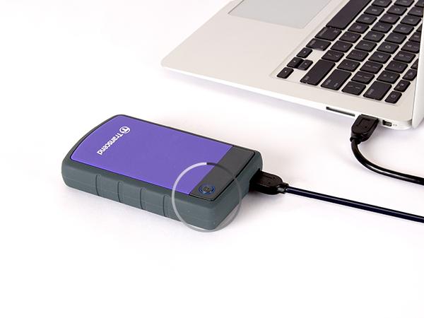 Transcend 4TB StoreJet 25H3B USB 3.1 External Hard Drive Shock Proof Military Drop Tested - Image 3