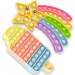 Pop it fidget toy Pop it up toys Push Toy Pop Bubble Fidget Spine POP Bubble Squeeze Sensory Fidget Toy Pop It Figit Toy Fidget Toys Special