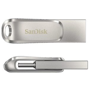 SanDisk 256GB Ultra Dual USB3.1 Disk OTG Type-C Metal OTG Flash Drive Ultra Luxe TypeC Pen Drive Stick for Smartphone Laptop