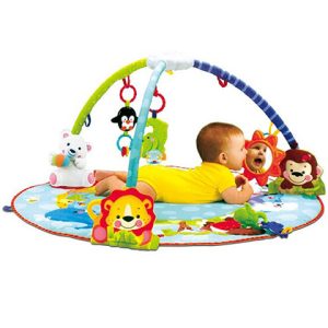 Hunger 3 In 1 Newborn Baby Toddler Activity Play Gym Fitness Rack Mat