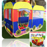 POP UP HOUSE TENT FOR KIDS, Easy to open and play Easy to fold and store Can be played both indoors or portable to play outside