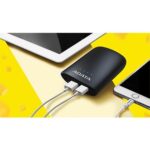 ADATA 10050 mAh 2 USB Charging Port Power Bank (P10050V)