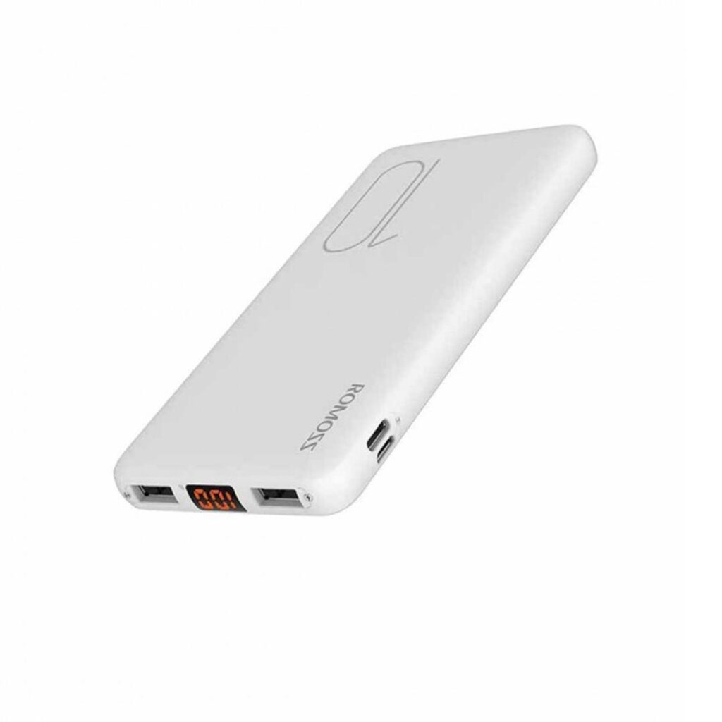 Romoss Slim10 Power Bank 10000mAh With LED Display - One Click Shopping