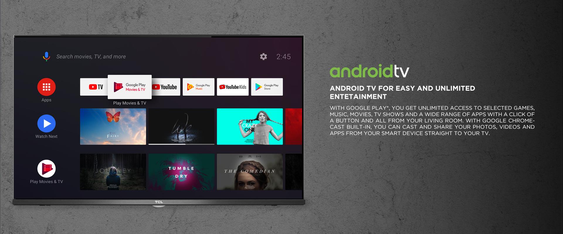 TCL Smart LED TV - 32 A5 Series - Android version - Image 2