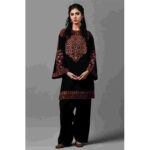 2PC Lawn With Neck Embroidered Shirt And Trouser -BFHA744 (B)