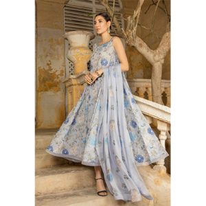 3PC Lawn Front shirt full heavy emb Dupatta Chiffon emb work - BFFC760 (B)