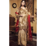 3pc Lawn With Embroidered Shirt & Bamber Chiffon Dupatta -BFHA696 (B)