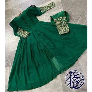 New Article Sleeves Embroidery Maxi 2 Piece