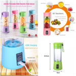 Portable USB Chargeable Juicer @/-(Random Colours)