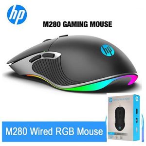 HP M280 Original RGB Gaming Mouse High Sensitivity 6400 DPI With 6 Independently Programmable Buttons PC, Laptop, PUBG, Minecraft, Free Fire