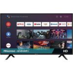 Hisense 32 Smart Android HD Ready LED TV - Black 32E5600F