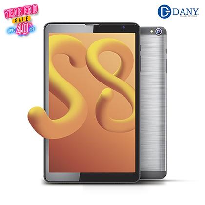 DANY SIGNATURE S8 TABLET 64GB STORAGE + 4GB RAM OCTA-CORE PROCESSOR 8” DISPLAY ANDROID 10 4G LTE SUPPORTED DUAL CAMERA