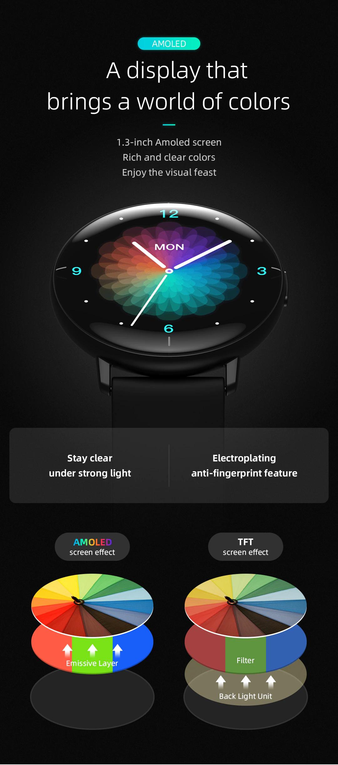 Xiaomi Mibro Lite Smart Watch - 1.3'' AMOLED HD Display - 10 days Long battery Life - Image 4