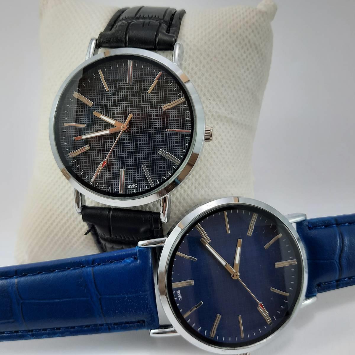 Stylish Leather Strap Wrist Watch For Men and Boys - 1524 - Image 8