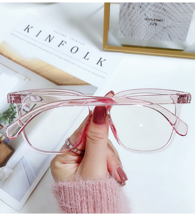 【BestGO】Fashion Anti-Blue Light Glasses Women Men Vintage Ultra Light Polygon Frame Eye Protection Vision Care Computer Eyeglasses - Image 2