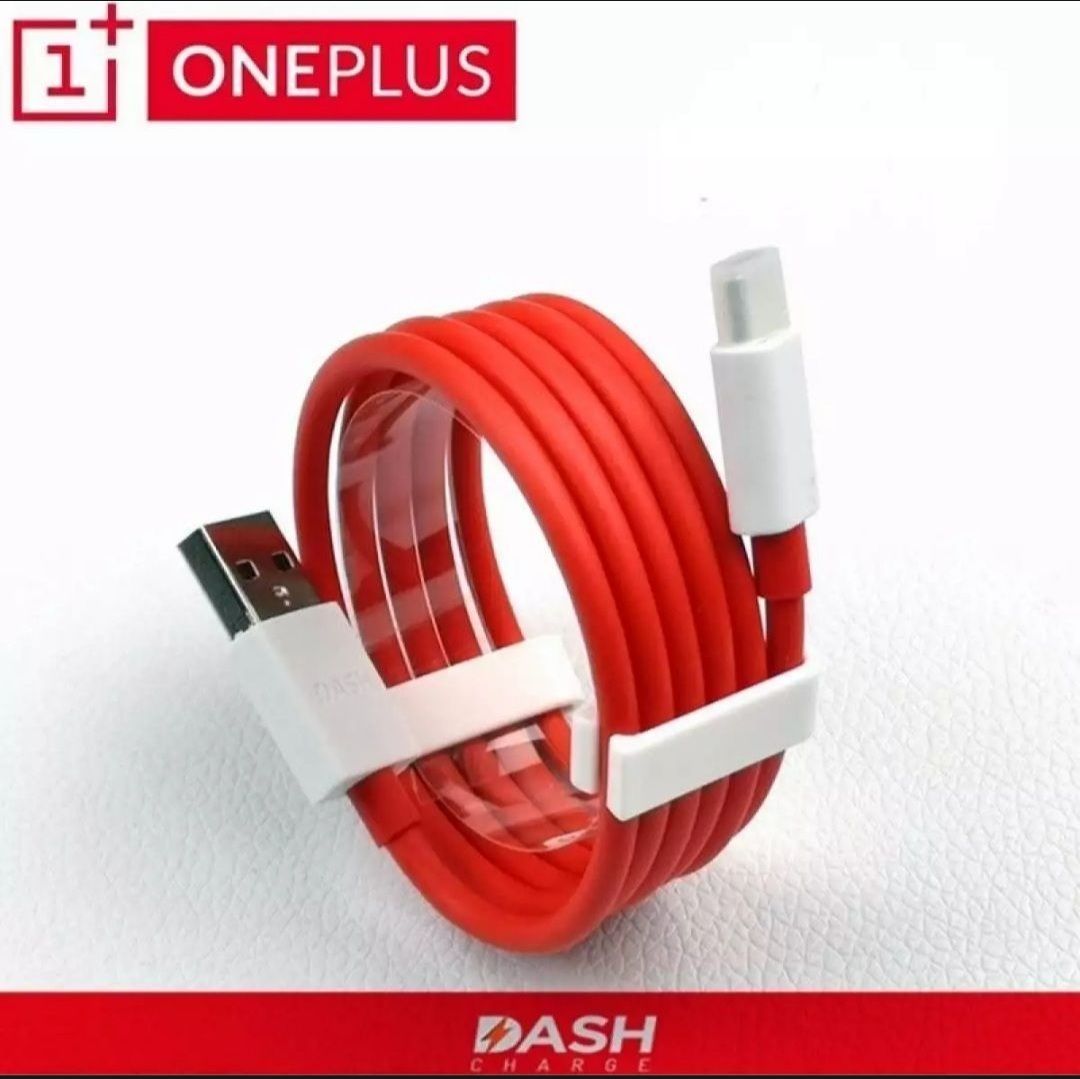 DASH Genuine 6A Oneplus Type C Cable Fast Charging Data Sync USB-C Cable(RedOrange) - Image 3