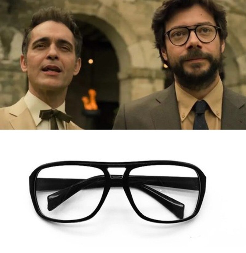 New 2022 The House of Paper Moneey Heist Glasses Cosplay Eyewear Accessories Profesor Sunglasses - Image 5