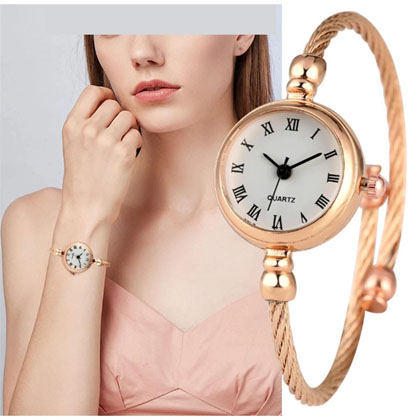 Rose Gold Tone Bracelet Watch with Rose Gold Dial Rose Gold Tone | French  Connection UK