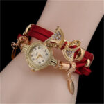 Fashion Ladies Bracelet Watch Bow Knot Bangle Watch Ladies