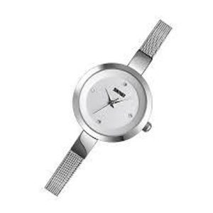 SKMEI Fashion & Casual Classic Stainless Steel Waterproof Quartz Watches For Women- 1390