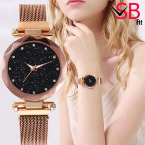 Waterproof Luxury Ladies Magnet Chain Watch For Girls  Women Magnetic Watch For Girls