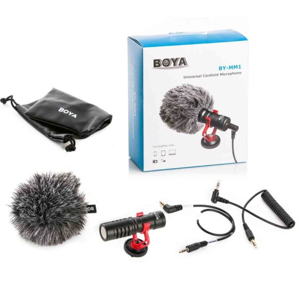 Boya BY-MM1 Universal Cardiod Shotgun Microphone - Image 2