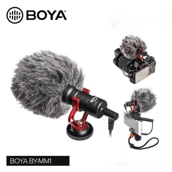 Boya BY-MM1 Universal Cardiod Shotgun Microphone - Image 3