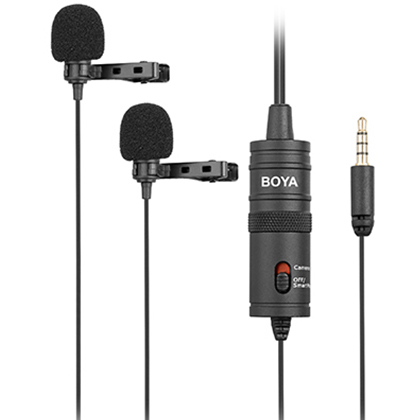 Boya BY-M1DM Dual Lavalier Microphone