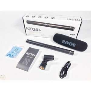 Rode NTG4+ Dual-powered Professional Shotgun Microphone