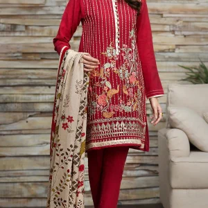 Khaadi-3PC Front Heavy Embroidered With(D)