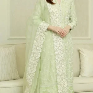 Bareeze-3PC Linen Embroidered Shirt with (D)