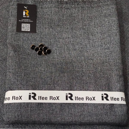 Ifee RoX Men’s Unstitched Shalwar Kameez 3D Punch Wool(D)