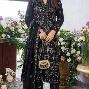 Asim Jofa- 3PC Embroidered Shirt with (D)