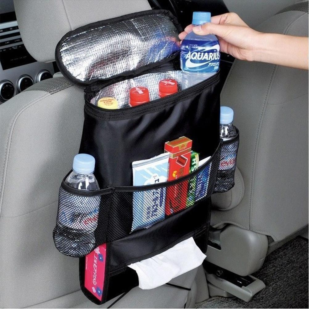 New Car Seat Backpack Baby Organizer Insulated Drinks Cooler Travel Storage Bag, - Image 2