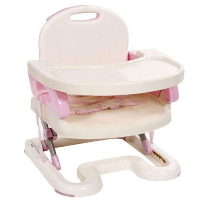 Imported Fold up Adjustable Portable Booster Seat - Pink