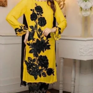 Maria B. LH-111(A) Embroidered Two Piece Dhanak Wool Winter Collectio