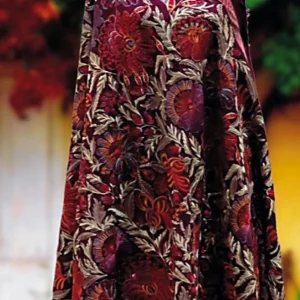 Bareezé LH-116(A) Fully Embroidered Heavy Stuff Karandi Shawl