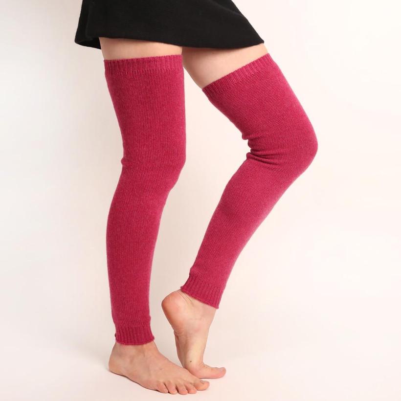 1 Pair Men Women fashion Cashmere Knee Braces Supports Leg Warmer Knee Warmers - Image 3