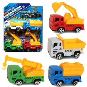 Construction Pullback Vehicle Toy Set