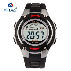 Watch for boys xinjia waterproof luminous electronic multi function watch
