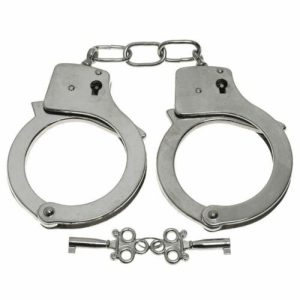 Kids Toy Metal Handcuffs Hand Cuffs Police
