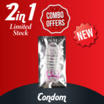 mood dotted condom premium transparent for men 1 piece