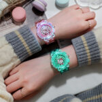 [Without Box]Hello Kitty LED Digital Watch for Children Life Waterproof Girls Luminous Watch Kids Watches Toy Student Watch Gifts