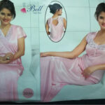 2 Pcs Sexy Silk Nighty Set For Girls – 2213