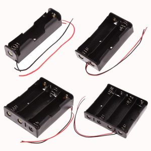 Pack of 4Pcs 18650 Li-ion Battery Holder 1234 Slot 18650 Li-ion Cells Case
