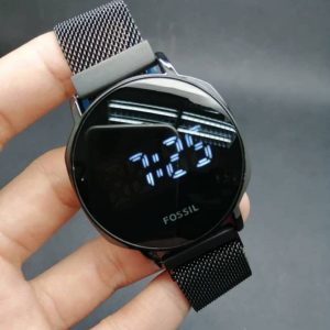 Stylish Trendy watch LED Touch screen watch Digital smart watch for girls Magnet Straps watch