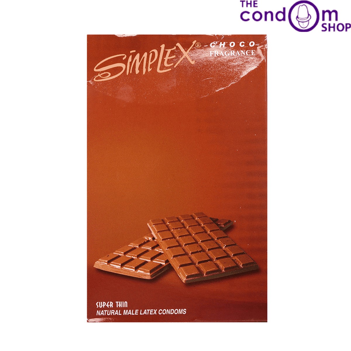 Simplex Flavored Condom CHOCO – 12 Pieces (Super Thin Condoms)