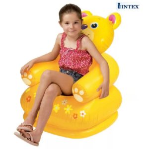 INTEX 68556 - Plastic Inflatable Happy Animal Chair Assortment Children Air Sofa